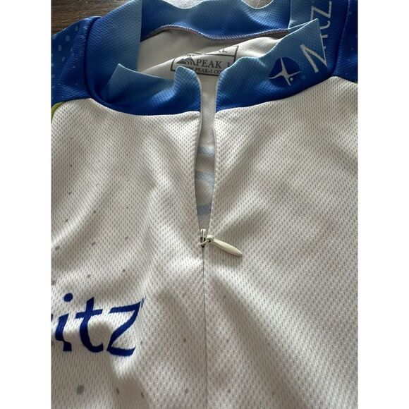 Unisex Peak 1 Cycling Jersey half zip with 3 pockets Multi color - Picture 5 of 11